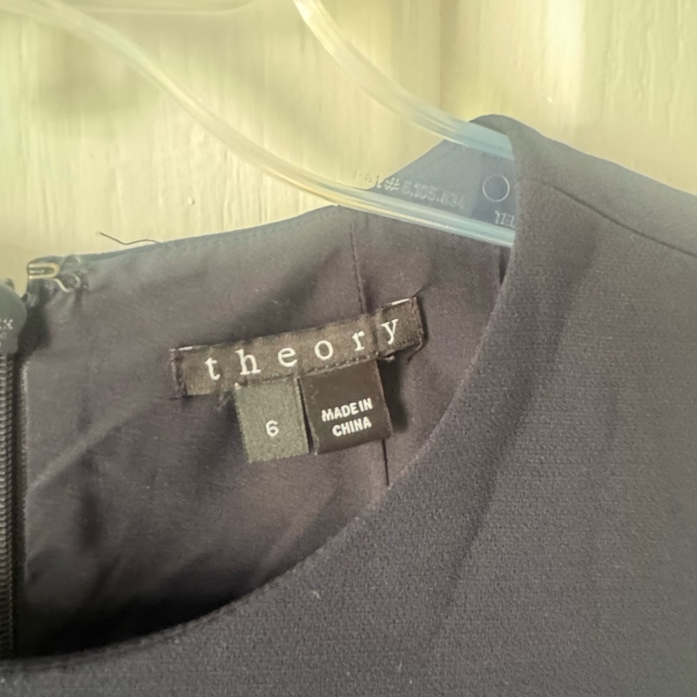 THEORY Malkan Admiral Crepe Sleeveless Sheath Dress - Picture 4 of 9
